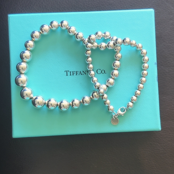 Tiffany & Co. Jewelry Tiffany Co Sterling Silver Graduated Bead Necklace Poshmark